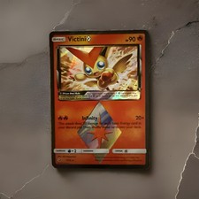 Pokémon TCG Victini Prism Star 7/70 Dragon Majesty Holo Rare Card - NM / LP picture