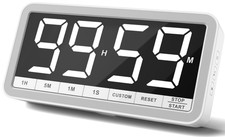 Temporizador Digital Cocina LED 7,8'' Magnético con 4 Alarmas y Pantalla Grande picture