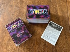 210 Mythos Limited Card Game Starter Deck Instructions Story Card Vintage Lot picture
