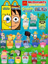 2026 McDONALDS SpongeBob Squarepants X One Piece HAPPY MEAL TOYS picture