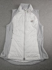 Baltusrol Golf Zero Restriction Vest Womens Medium White Full Zip Primaloft New picture