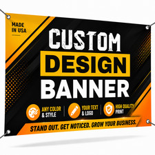 Custom Vinyl Banner Waterproof Outdoor UV Resistant 13oz Heavy Duty Fast Ship picture