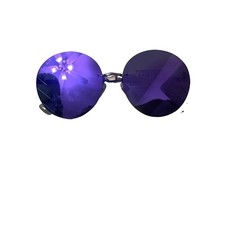 CHANEL CH4216 c.124/4V OVAL QUILTED CROSSHATCH RUNWAY VIOLET ITALY AUTHETIC picture