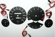 BMW E30 Original Design glow gauges dials plasma dials kit tacho glow dash shift picture