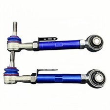 Pair of Steel Adjustable Rear Toe Arms For Subaru Forester Outback Legacy 86 picture