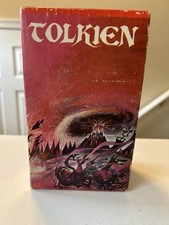 Vintage J.R.R Tolkien Lord of the Rings Ballantine Books red box set, 3 Book Set picture