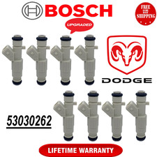 HP+TORQUE UPGRADE OEM BOSCH x8 32LB Fuel Injectors for 92-95 DODGE 5.2 5.9 picture