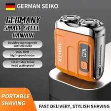 Mini Electric Smart Shaver – Dual Blade, Digital Display, Rechargeable Beard picture
