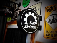 BRP Ski-Doo LED Sign 9 Inch Double Sided Snowmobile Garage Light 3D Printed picture