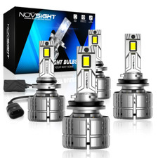 NOVSIGHT 4X 9005 H11 Led Combo Headlight Bulbs 400W 80000LM Super Bright picture