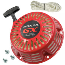 Recoil Pull Starter Red For Honda GX240 GX270 Engine Generator Rope & bolts picture