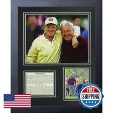 Legends Never Die Jack Nicklaus Arnold Palmer Portrait Collage Frame 11