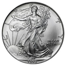 1993 $1 American Silver Eagle 1 oz Brilliant Uncirculated picture