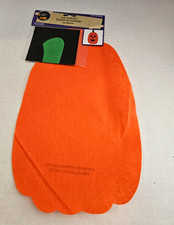 Crafter's Square Felt Craft Kit Halloween Pumpkin Treat Bag Pieces & Sticks picture
