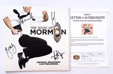 Book of Mormon Signed Original Broadway Cast Recording Vinyl Album Josh +3 BAS picture