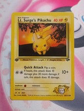 Lt. Surge’s Pikachu 84/132 First Edition picture