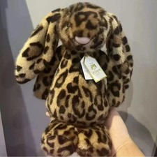 Jellycat Leopard Bunny Plush Toy Doll Soft Stuffed Gifts With Dust Bag picture