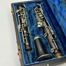 Vintage Linton Elkhart USA Oboe Serial VS7498 - Solid Wood Body, NO CRACKS picture