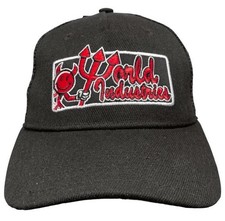 World Industries Boys Black Curved Bill Snapback Cap, Original, New With Tags picture