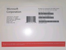 Windows Server 2022 Datacenter - 24 Core Genuine License, OEM Pack, DVD picture