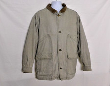 VTG Late 1980s/1990s Eddie Bauer Premium Goose Down Liner Canvas Barn Coat XL picture