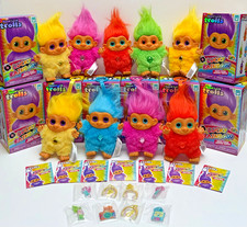 Happy Haul Trolls Good Lucky Rainbow Open Box Vinyl Plush Keychain-YOU CHOOSE picture