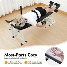 Traction Table Cervical Lumber Spine Back Stretcher Board Traction Bed 330lbs. picture