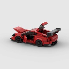 374PCS Red Sports Car  Building Blocks,Speed Champions Cars Toy Building Sets,Ci picture
