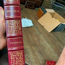 The Easton Press Walden Leather Bound HC Illustrated Thoreau Nason 100 GB picture