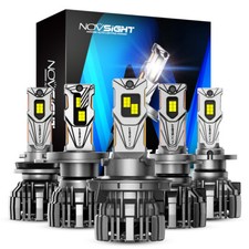 NOVSIGHT H4 H7 H11 H13 9005 9006 LED Headlight Bulbs 40000LM High Low Beam 6500k picture