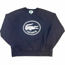 Vintage Lacoste Crew Neck Fleece Pullover Sweatshirt Women’s size M Cotton picture