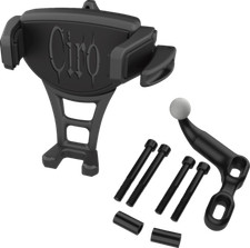 CIRO - Phone Holder Constrictor Black Black Offset Perch Mount | 50351 picture