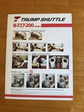 Trump Shuttle 727-200 Safety Card picture