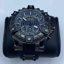 Invicta Bolt 30044 Men's Chronograph Watch 52mm Black Stainless Steel Rubber picture