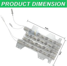 Dryer Heating Element DC47‑00032A Fit for Samsung DC93‑00154A,AP5582094,3282568 picture