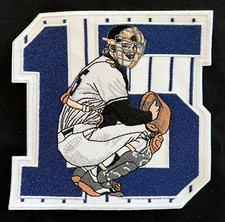 RARE Thurman Munson “Capt” New York Yankees 5in. Iron / Sew On Embroidered Patch picture