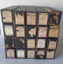 AMPICO ANTIQUE REPRODUCING PLAYER PIANO MUSIC ROLLS LOT OF 20 picture