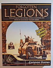 Forgotten Legions (Designer Signature Ed) Boxed Wargame Compass Games Unpunched picture