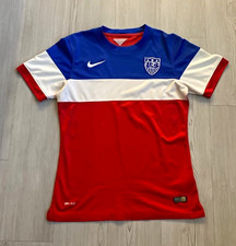 Nike USA National Team Soccer Jersey - Red Blue White picture