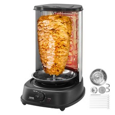 VEVOR Stainless Steel Shawarma Grill Machine Vertical Gyro Rotisserie Doner picture