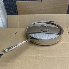 ALL-CLAD METALCRAFTERS Copper Core 5-qt Saute PAN & LID Unused Made in USA picture