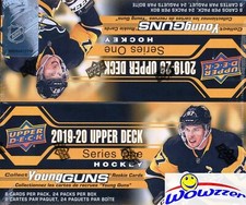 2019/20 Upper Deck Series 1 Hockey Sealed 24 Pack Retail Box-6 YOUNG GUNS+JERSEY picture