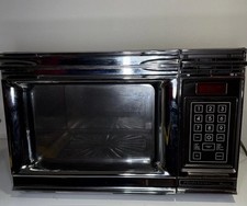 Vintage Amana Radarange RR-8TC Touchmatic Microwave Chrome Tested Works W/Manual picture