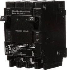 Siemens QSA2020SPD Whole House Surge Protection W/ Two 20-Amp Circuit Breakers picture