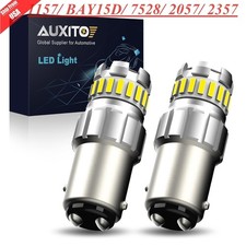 AUXITO 1157 BAY15D LED Turn Signal Brake Reverse Parking Light Bulb White CANBUS picture