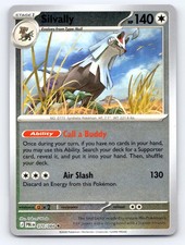 Silvally 070/084 Rare Pitch Black Pokemon Reverse Holo Near Mint picture