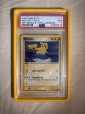 POKEMON PIKACHU 2007 POP SERIES 5 #12 P5-INVERTED BACK HOLO PSA 7 picture