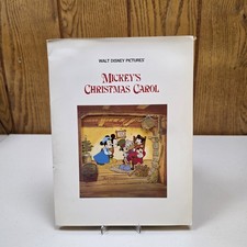 1983 Walt Disney Mickey's Christmas Carol Complete Press Kit 9 Photos Vintage picture