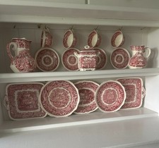 Mason's VISTA Pink  IRONSTONE Vintage 16 pc Collection picture