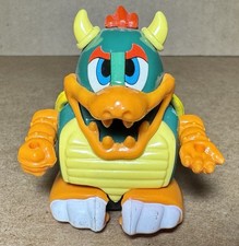Vintage 1986 Bandai Nintendo Super Mario Bros Bowser Asobot Figure Toy Japan picture